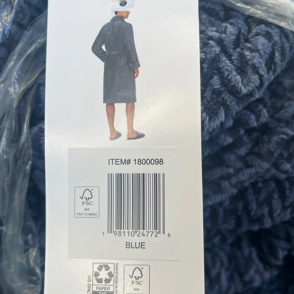 Tommy Bahama men’s bath robe L XL NWT - Picture 2 of 5